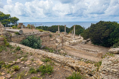 Antique Villa Romana with view of Giglio Island