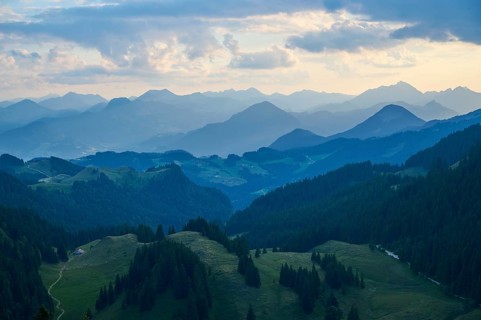 Chiemgau Alps from Breitenstein