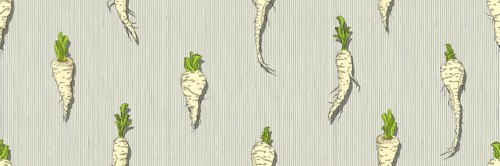 Hand drawn Parsnip seamless pattern
