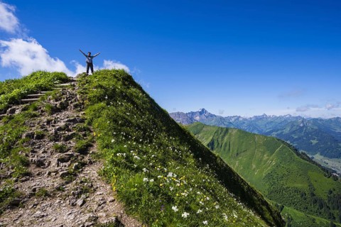 Hiking trail from Fellhorn