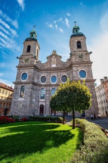 Cathedral square in front of St Jakob's Cathedral