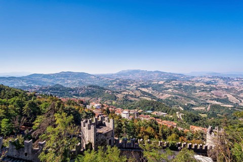 View from Guaita Castle