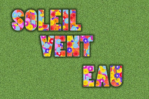 The French words Soleil