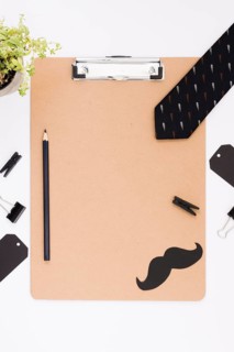 Father tie clipboard