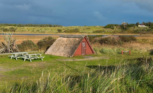 Fisherman's cottage on the former channel to Ringkobingfjord