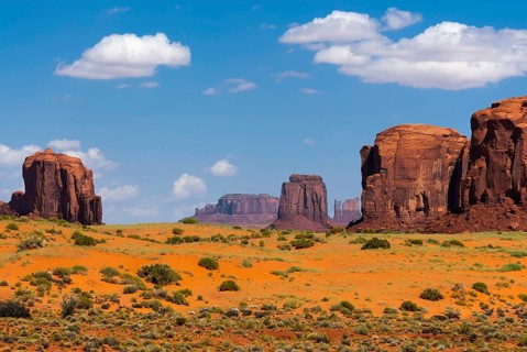 Landscape in Monument valley