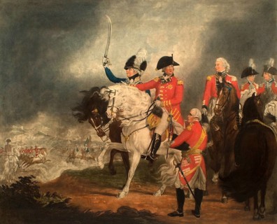 King George III inspecting the regiment of the Prince of Wales