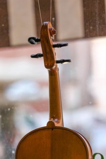 Violinmaker luthier artisan workshop in Cremona