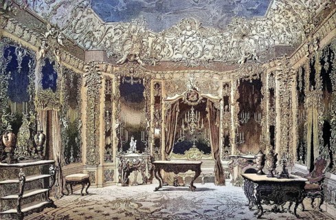 Hall of Mirrors in Linderhof Palace