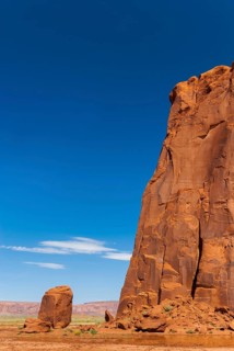 Rock formation in Monument valley