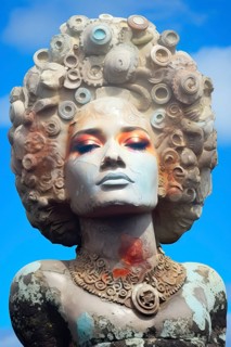 Esoteric statue on Easter Island