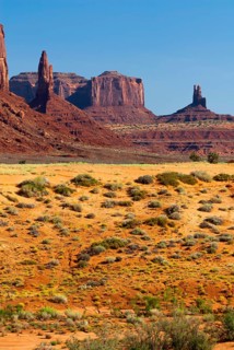 Rock formation in Monument valley