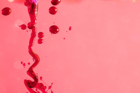 Abstract liquid slime pink surface