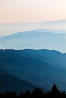 Mountain silhouette