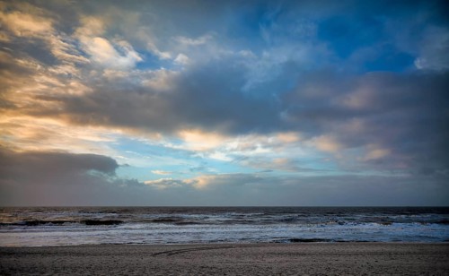 Beach at sunset