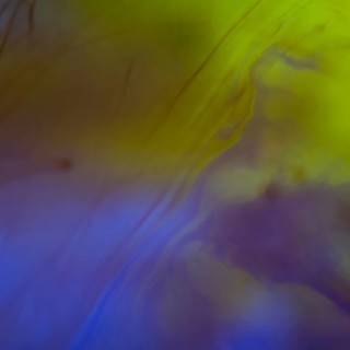 Cloudy night sky abstract oil