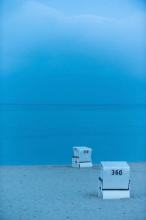 White beach chairs