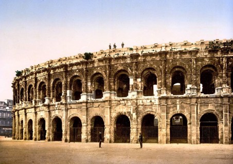 Arenes de Nimes is a Roman amphitheatre
