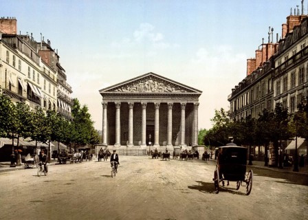 Rue Royale and La Madeleine parish church