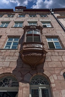 Historic choir on a residential building