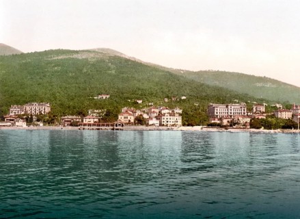 General view from the sea of Abbazia