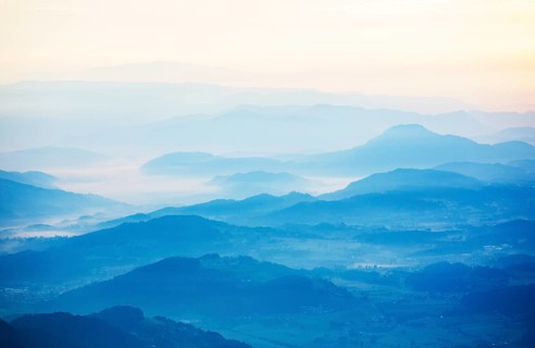 Mountain silhouette
