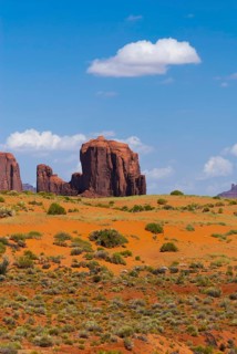 Rock formation in Monument valley