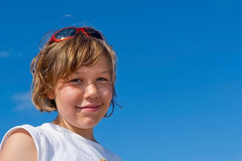 Portrait of a young girl