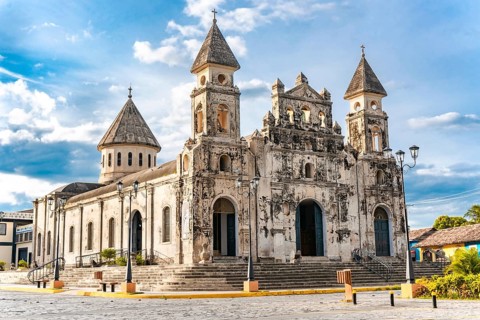 View of the Guadalupe church in Granada