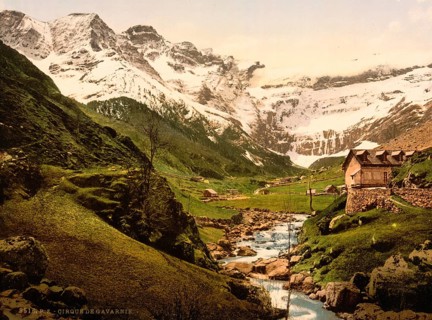 Cirque de Gavarnie is a rocky cirque in the Pyrenees National Park