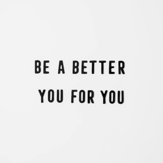 Inspirational text white background