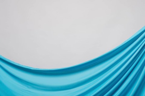 Close up wrinkled blue material