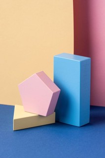 Front view geometric shapes