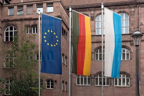 Three flags