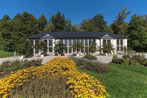 Old Orangery in Rosenau Castle Park