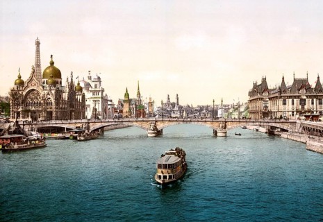 The Pavilions of the Nations and Perspective of the Bridges