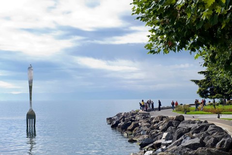 Vevey on Lake Geneva