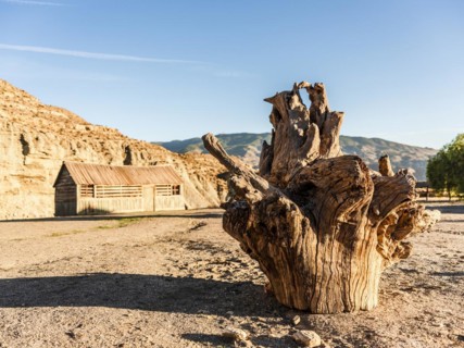 Great view of Outdoors western style set for movies
