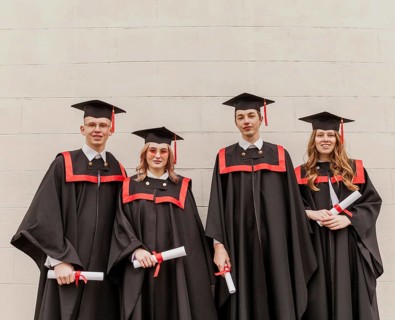 Boys girls graduation