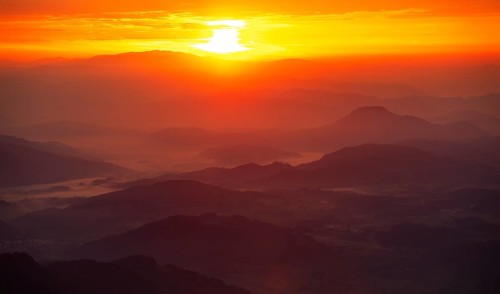 Mountain silhouette