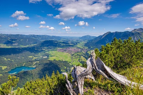 Panorama from Himmelschrofen