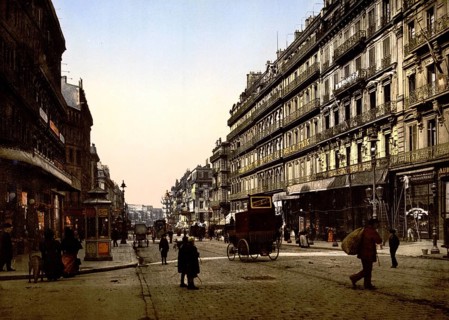 The Cannabiere and the Hotel de Louvre
