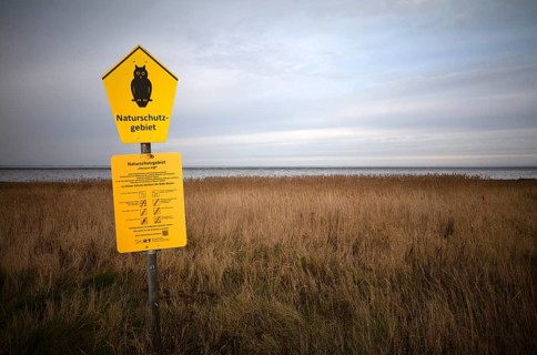 Nature reserve sign
