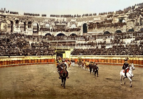Arenes de Nimes is a Roman amphitheatre
