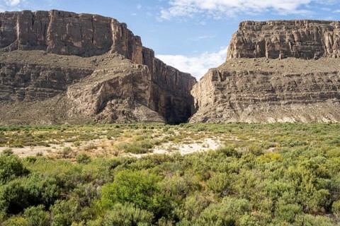 Santa Elena Canyon on the Rio Grande
