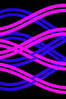 Bright blue pink wavy pattern backdrop
