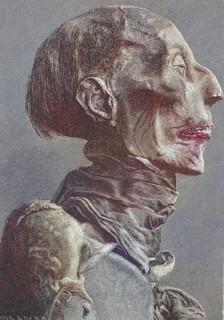 Head of the mummy of Ramses II