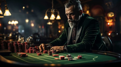 People addicted to gambling