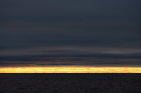 Sunset by the sea