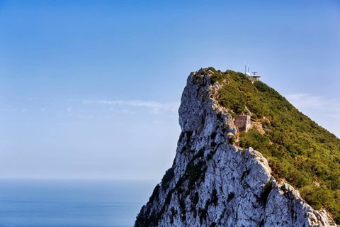 View of the Rock of Gibraltar